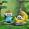 Caixa Surpresa Diária do Panda Huahua da Guolai Desenho Animado Criativo Urso Fofo Figura de Resina para Desktop Presente de Feriado