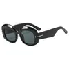 Gafas de Sol Retro de Marco Grande Versátiles Estilo Ins Europeo y Americano Protección Solar para Exteriores Moda Tendencia Gafas de Sol Transfronterizas