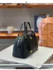 Bolsa de Bowling de Aguja para Mujer, Bolso Tote de Gran Capacidad, Bolso de Mano Moderno de Cuero Genuino de Primera Capa, Bolso de Hombro, Saco de Arena de Cuero de Primera Capa