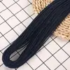 Cuerda tejida de poliéster-algodón de 3 mm en varios colores, disponible en stock, para manualidades DIY, cordones redondos, accesorios de ropa y cordones para pants y sudaderas