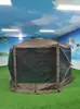 Barraca de Camping para Exterior, Não Precisa Montar, Abertura Rápida Camada Única Tecido Oxford Mosquiteiro, Barraca de Camping para Exterior