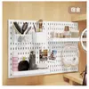 Painel de Pegboard para Armazenamento na Sala de Estar, Autoportante e com Presilhas, Decorativo para Estações de Trabalho, Prateleira Mágica para Organização de Hall de Entrada, Dropshipping Disponível