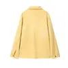Ropa Europea y Americana Transfronteriza Aliexpress Moda Popular Casual Chaqueta de Gamuza con Solapa