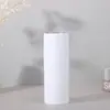 Taza Sublimación Transfronteriza de 20 oz Recta con Popote Termo de Acero Inoxidable 304 con Tapa de Asa para Coche Portátil DIY