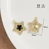 Nuevo Colgante de Aleación Microincrustado Accesorios para Joyería DIY Pulsera Collar Colgante de Joyería Estrella Luna Venta al por Mayor