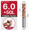 Fresa de aço tungstênio Huhao 65 graus, carboneto de 4 cortes, especializada para aço inoxidável, ferramenta CNC, fresa de topo de comprimento estendido