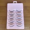 Pestañas Inferiores Feige con un Aspecto Natural, Pestañas Postizas Manga Barbie con Tallo Transparente, Tira Completa de una Pieza Cola de Ojo Realista Ultra-Natural