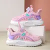 Zapatos de Niña Wow Primavera y Otoño Nuevos de Piel Impermeables Zapatos Deportivos para Niños Zapatos de Correr con Suela Suave para Niñas Zapatos de Piel de Otoño