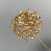 Cubo de flores de simulación de flores de Año Nuevo dorado, material para flores, boda, ceremonia de boda, decoración de hotel, decoración del hogar, flores de plástico