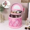 Nuevo Bolso Cubo Maillard Grande Estuche Cosmético Tridimensional Impermeable Bolsa de Maquillaje Bolso Multifuncional de Gran Capacidad para Mujer