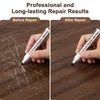 Plumón para Retoques de Muebles para Muebles de Madera Maciza, Pisos y Carpintería; Reparación de Rayones y Rozaduras, Restauración de Color, Marcador para Astillado de Pintura