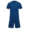 Camiseta de manga curta para esportes transfronteiriços uniforme de futebol conjunto roupas esportivas customizadas secagem rápida traje de corrida leve respirável atacado