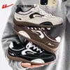 Tênis Esportivo Casual Retro de Malha Respirável para Verão Masculino, Tênis Esportivo Casual com Solado Plano, Tênis de Treino Vintage Alemão M