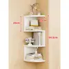 Estantes de pared para dormitorio, paneles de almacenamiento de esquina, estanterías de pared, gabinetes de almacenamiento triangulares para esquinas del hogar