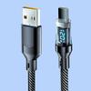 Cable de Datos Digital de 120W Super Carga Rápida 6A Aplicable a Apple 15 Huawei Doble Tipo-C Línea de Carga para Teléfono Móvil Transfronterizo
