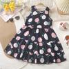 Vestido de Algodón y Seda para Niña Vestido de Princesa Camisón para Niña Falda de Pastel Vestido de Estilo Nuevo Falda de Tirantes Estilizada para Niños Medianos y Grandes