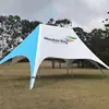 Toldo Exterior Personalizado para Exposiciones, Carpa Hexagonal Publicitaria, Toldo Pulpo para Actividades al Aire Libre, Carpa Parasol