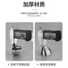 Acero inoxidable anti-colisión puerta táctil sin perforaciones succión de puerta silencioso tapón de puerta de baño magnético Tortuga Superior succión al piso invisible Gris
