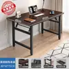 Escritorio Plegable para Computadora Escritorio Dormitorio Oficina en Casa Estudio Escritorio para Apartamento Pequeño Simple Rectangular Casa de Alquiler