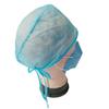Gorro Desechable de Doctor con Cintas, Gorro Quirúrgico Redondo Grueso de SMS No Tejido para Enfermera con Cintas Fabricante de Cubrecabezas