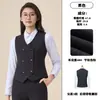 Conjunto de chaleco y pantalón de traje color albaricoque de doble botonadura, unisex, chaleco profesional de alta gama, ropa de trabajo para ventas