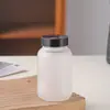 Botellas Transparentes para Suplementos de Salud en Stock, Botellas Esmeriladas para Cápsulas con Tapas, Botellas Médicas Selladas, Botellas Opacas para Cordyceps, Botellas para Empaque de Polvo Medicinal