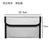 Bolsa Ignífuga para Documentos Resistente a Altas Temperaturas Retardante de Llama Bolsa de Almacenamiento de Documentos Bolsa Impermeable para Documentos Transfronteriza de Amazon
