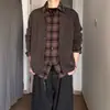 Roupas Masculinas Estilo Old Money: Camisa Falsa de Duas Peças com Manga Longa para Outono, Visual Sofisticado e Intelectual, Uso em Camadas com Jaqueta, Vintage