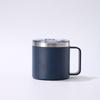 Taza de oficina transfronteriza de 12 oz con asa, taza termo de acero inoxidable 304 de 14 oz, taza de agua al por mayor con asa
