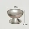 Tazón para Helado Acero Inoxidable 304 Tazón para Helado Tazón para Ensalada Copa para Postre Mesa de Postre Fruta Copa para Pudín Copa para Helado