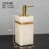 Juego de cinco piezas para baño, juego de lavabo de mármol jade blanco, bandeja de baño, juego de cepillo de dientes y vaso para lavar y enjuagar