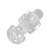 Tornillos y tuercas de plástico transparentes para PC, tornillos de máquina de plástico de cabeza redonda Phillips M2-M8, tornillos de plástico, tuercas hexagonales M3 M4 M5 M6
