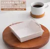 Caixa para Sanduíche, Doce de Neve, Bolo de Fio de Carne, Caixa Plástica de Papel Kraft Transparente, Doce Estilo Ocidental, Bolo, Pão, Caixa de Embalagem para Panificação