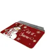 Felpudo Festivo de Navidad para Entrada, Resistente a la Suciedad, Resistente al Desgaste, Fácil de Limpiar, Felpudo para Baño, Absorción Rápida de Agua, Alfombrilla Antideslizante