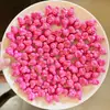 Accesorios para joyería DIY color gomitas de crema oso cuentas de medio agujero accesorios para el cabello cadena para teléfono móvil material acrílico chapado
