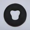 Almohada de silicona para apoyar la cara para salones de belleza, almohada de látex engrosada para apoyar la cara, almohada facial de masaje para cama de belleza, almohada con agujero antideslizante