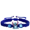 Chegada Nova da Amazon Pulseira Trançada do Stitch Azul Desenho Animado Anime Joia de Mão Corda de Mão Trançada Feita à Mão