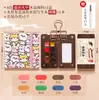 Acuarelas sólidas 15 colores mini viaje portátil pintura acuarela set arte pintado a mano al por mayor pinturas