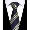 Gravata Listrada Profissional de Negócios Masculina 8cm Gravata de Poliéster Personalizada Feita à Mão Gravata Masculina Fabricante de Gravatas Shengzhou