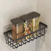 Soporte para Esponja de Fregadero de Cocina Montado en la Pared Cesta de Almacenamiento para Cepillos de Limpieza Estante de Drenaje Baño Almacenamiento Multifuncional para Artículos de Tocador