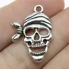 27X20Mm 1.8g Multicolores Accesorios de Joyería DIY Hechos a Mano Popular Europeo y Americano Colgante de Calavera