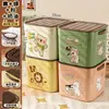Caja de almacenamiento para snacks para organizar juguetes del hogar, armario, caja de almacenamiento de escritorio, cesta linda para artículos varios, que induce dopamina para la sala de estar