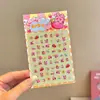 Lindas Pegatinas para Uñas Sanrio para Niños, Pegatinas de Uñas Desgastables, Parches para Uñas de Kuromi, Juguetes de Dibujos Animados para Niños