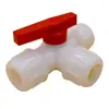 Válvula de Esfera PE Tubo de Abastecimento de Água Válvula Interruptor Conexão Rápida Válvula Passante Reta Válvula de Três Vias Válvula de Conexão Rápida para Tubo PE Interruptor de Conexão Viva