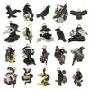 Halloween Pássaro Preto Cobra Gato Caveira Morcego Animal Pingente Conjunto de Pingentes Colar Brincos DIY Acessórios de Joias