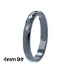 Anel Liso Simples Anel de Cerâmica Pura para Homens e Mulheres, Estilo Frio Normcore, Anel Personalizado para Dedo Indicador Atacado