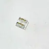 Tira de Luz Monocromática Conector de Hebilla sin Soldadura 2P Placa Desnuda Tira de Luz LED Suave Doble Fila de Perlas de Lámpara Ancho de 8MM -14MM Tipo Universal