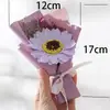 Mini Ramilletes Tejidos a Mano, Regalos Creativos de Cumpleaños, Flores de Lana, Decoraciones de Flores Eternas