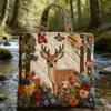 2026 Nueva Serie Animal Transfronteriza Estampado Digital Bolso Tote Acolchado de Hombro de Moda