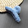 Horquilla de peluche estilo coreano para otoño e invierno, con forma de corazón para niña, horquilla para la cabeza, pinza grande para la parte superior del tiburón, pinza para el tocado